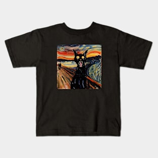 The Scream Cat Kids T-Shirt
